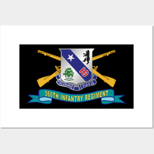 360th Infantry Regiment w Br - DUI - Ribbon X 300 Posters and Art